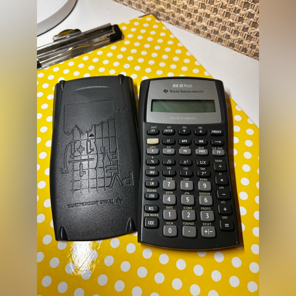 Texas Instruments BA II Plus Calculator - Dark Gray